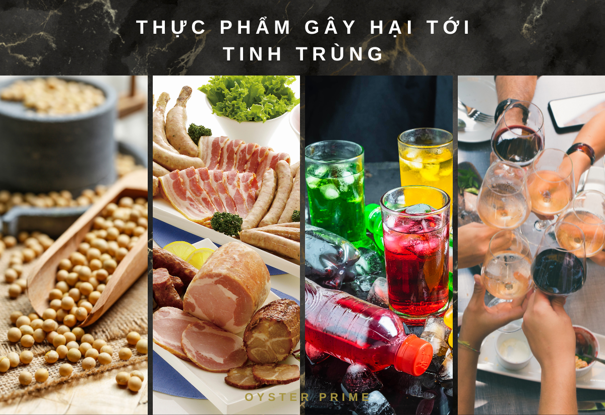 thực phẩm tăng chất lượng tinh trùng